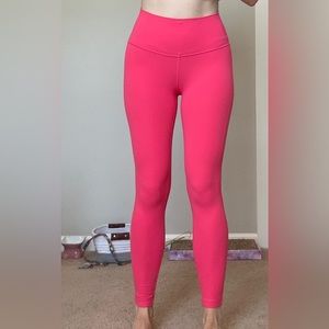 Hot Pink Lululemon Align High Rise Leggings